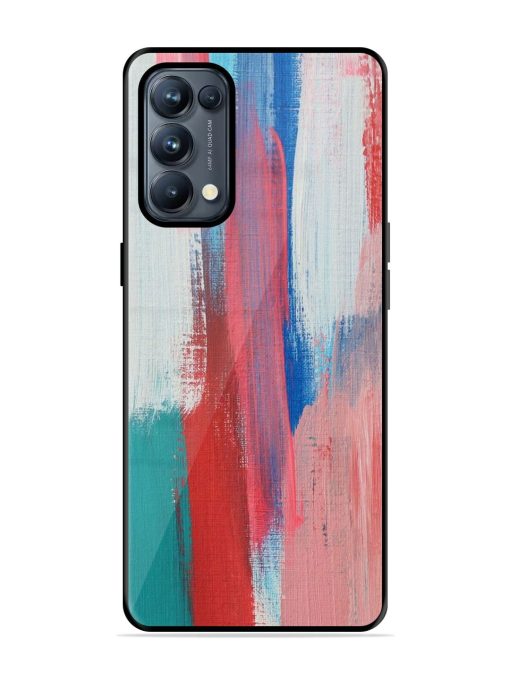 Colorful Chaos Glossy Soft Edge Case for Oppo Reno 5 Pro (5G) Chachhi