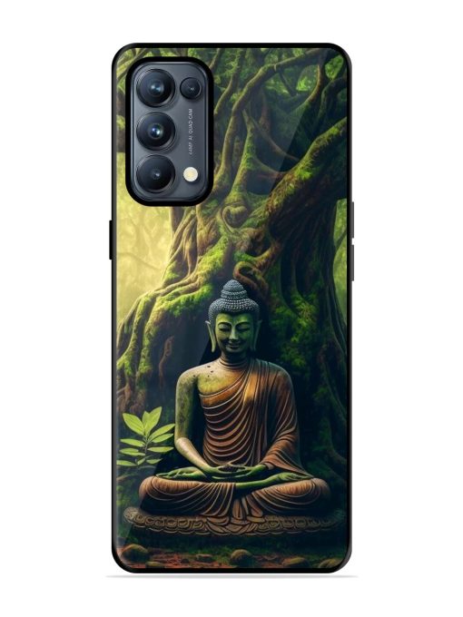 Green Buddha Art Glossy Soft Edge Case for Oppo Reno 5 Pro (5G) Chachhi