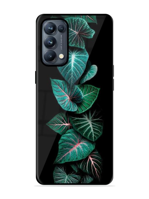 Emerald Elegance Glossy Soft Edge Case for Oppo Reno 5 Pro (5G) Chachhi