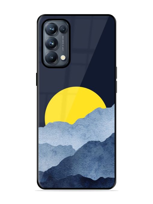 Golden Hour Horizon Glossy Soft Edge Case for Oppo Reno 5 Pro (5G) Chachhi