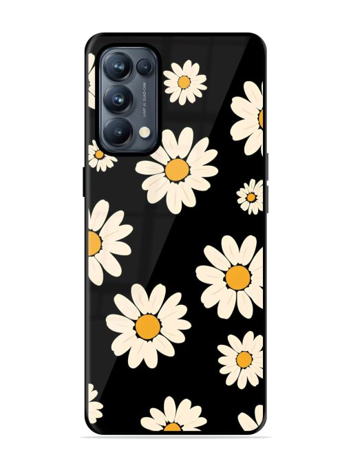 Daisies In The Night Glossy Soft Edge Case for Oppo Reno 5 Pro (5G) Chachhi