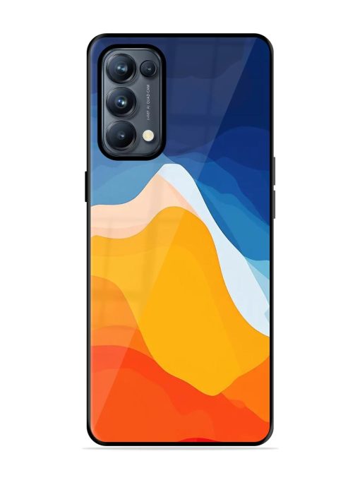 Liquid Landscape Glossy Soft Edge Case for Oppo Reno 5 Pro (5G) Chachhi