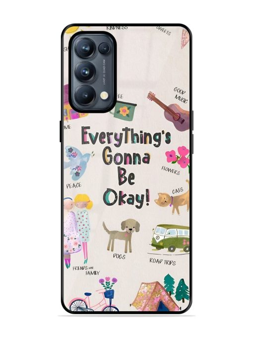 Sunshine And Smiles Glossy Soft Edge Case for Oppo Reno 5 Pro (5G) Chachhi