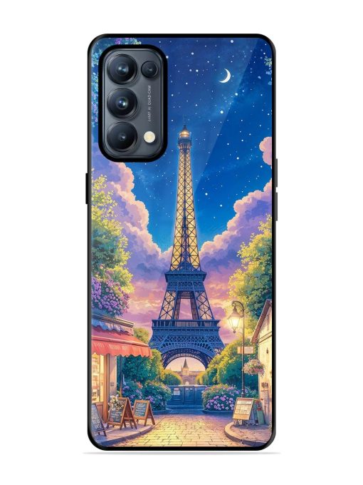 Twilight In Paris Glossy Soft Edge Case for Oppo Reno 5 Pro (5G) Chachhi