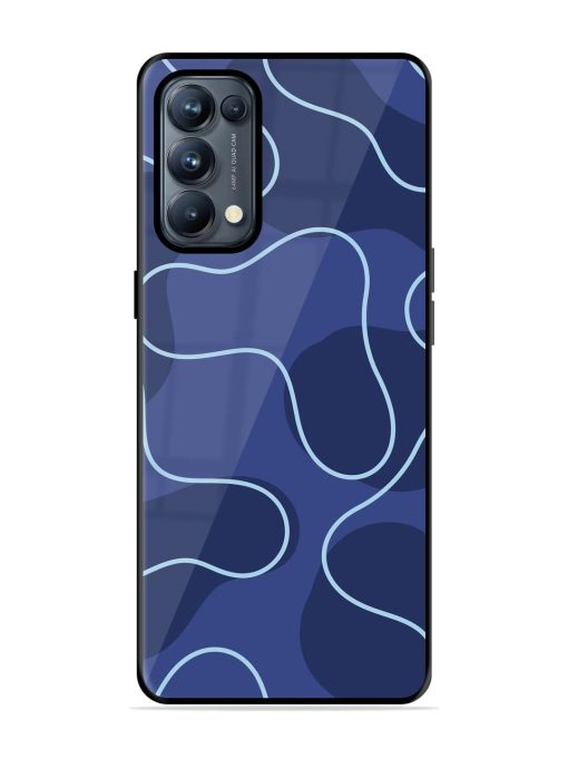 Midnight Maze Glossy Soft Edge Case for Oppo Reno 5 Pro (5G) Chachhi