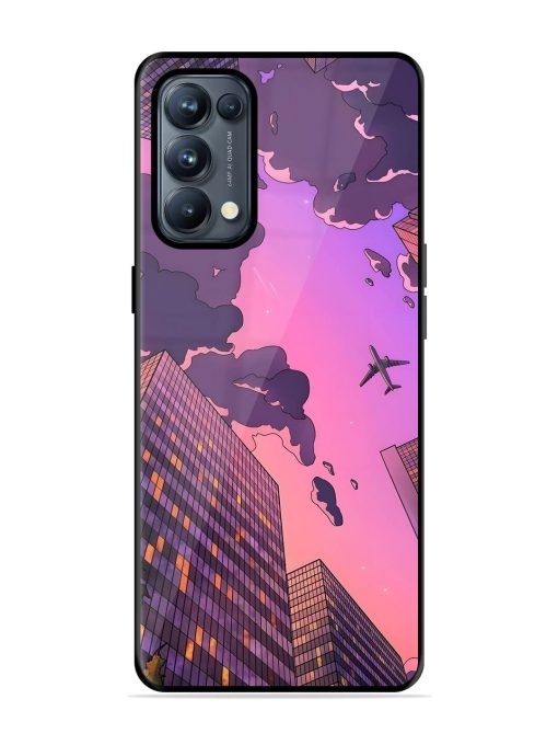 Urban Twilight Glossy Soft Edge Case for Oppo Reno 5 Pro (5G) Chachhi