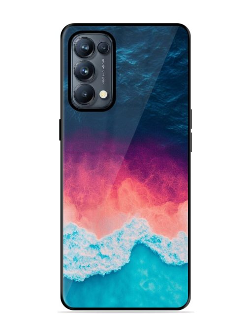 Where The Ocean Meets The Sky Glossy Soft Edge Case for Oppo Reno 5 Pro (5G) Chachhi