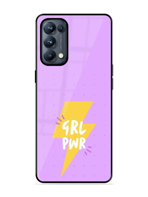 Girl Power Spark Glossy Soft Edge Case for Oppo Reno 5 Pro (5G) Chachhi