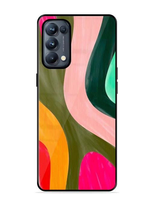 Wavy Wonder Glossy Soft Edge Case for Oppo Reno 5 Pro (5G) Chachhi