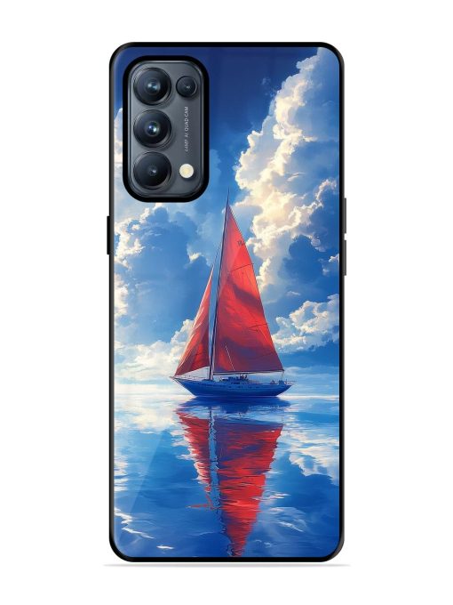 Crimson Sails Glossy Soft Edge Case for Oppo Reno 5 Pro (5G) Chachhi