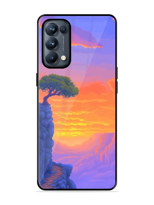 Cliffside Solitude Glossy Soft Edge Case for Oppo Reno 5 Pro (5G) Chachhi