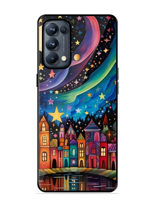 Starlit Village Glossy Soft Edge Case for Oppo Reno 5 Pro (5G) Chachhi