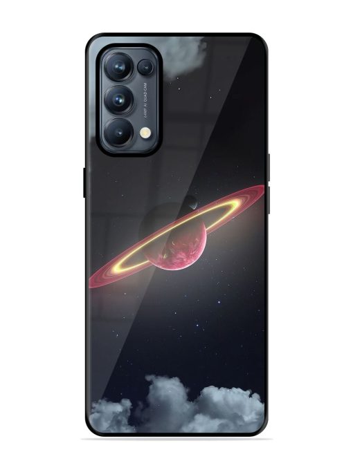 Cosmic Ballet Glossy Soft Edge Case for Oppo Reno 5 Pro (5G) Chachhi