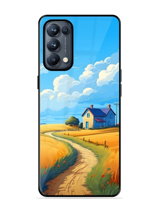 Countryside Cottage Glossy Soft Edge Case for Oppo Reno 5 Pro (5G) Chachhi