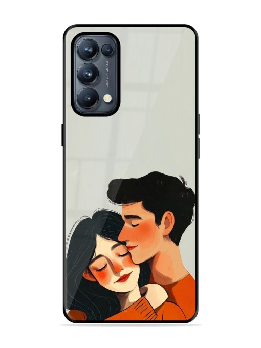 Craft Couples Glossy Soft Edge Case for Oppo Reno 5 Pro (5G) Chachhi