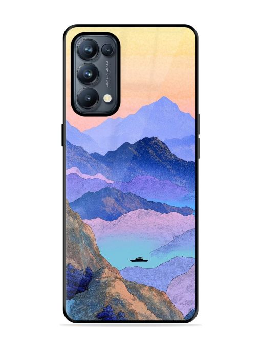 Mountain Mist Glossy Soft Edge Case for Oppo Reno 5 Pro (5G) Chachhi