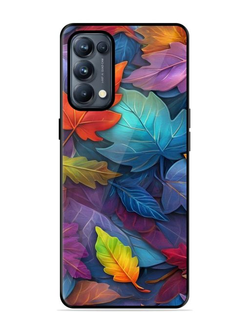 Autumn'S Embrace Glossy Soft Edge Case for Oppo Reno 5 Pro (5G) Chachhi