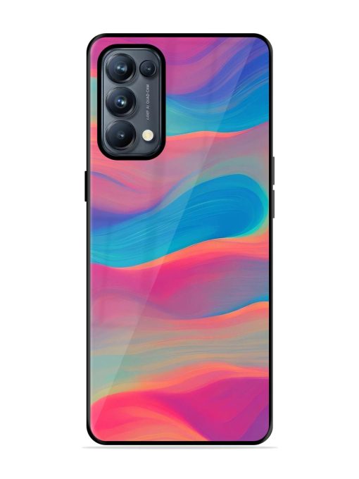 Wavy Wonder Glossy Soft Edge Case for Oppo Reno 5 Pro (5G) Chachhi