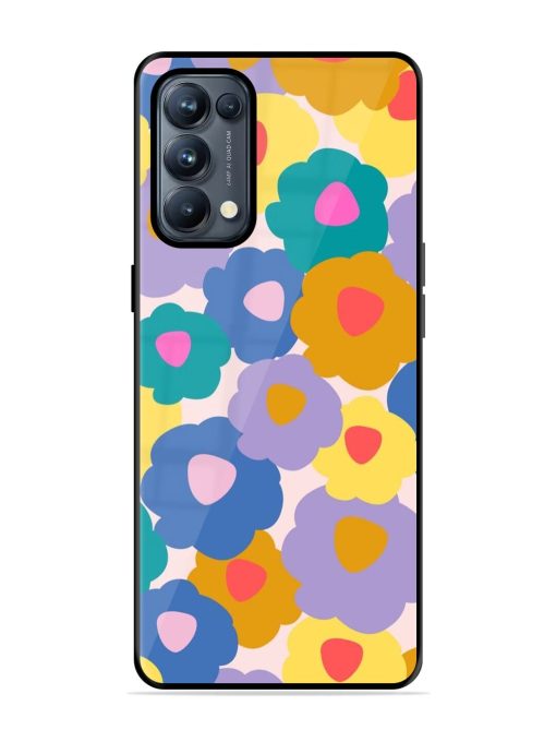 Flower Power Glossy Soft Edge Case for Oppo Reno 5 Pro (5G) Chachhi