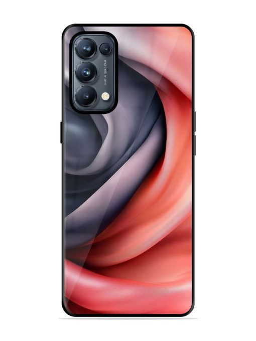 Swirling Silk Glossy Soft Edge Case for Oppo Reno 5 Pro (5G) Chachhi