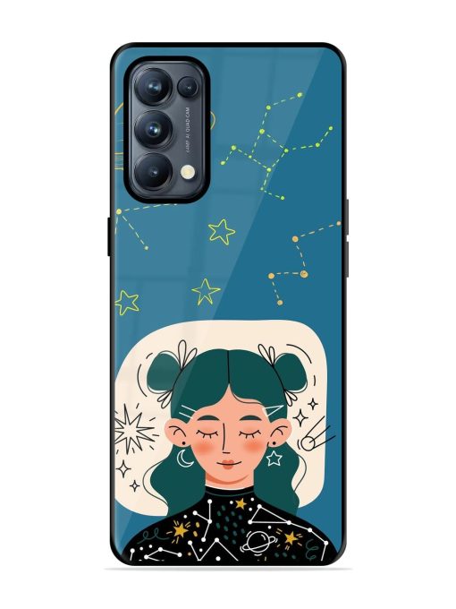 Cosmic Daydreamer Glossy Soft Edge Case for Oppo Reno 5 Pro (5G) Chachhi