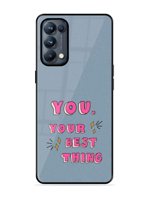 Self-Love Sparkles Glossy Soft Edge Case for Oppo Reno 5 Pro (5G) Chachhi