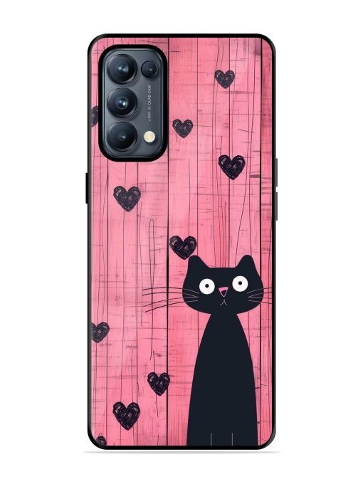 Feline Valentine'S Day Glossy Soft Edge Case for Oppo Reno 5 Pro (5G) Chachhi