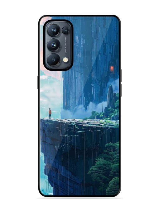 Solitude In The Sky Glossy Soft Edge Case for Oppo Reno 5 Pro (5G) Chachhi