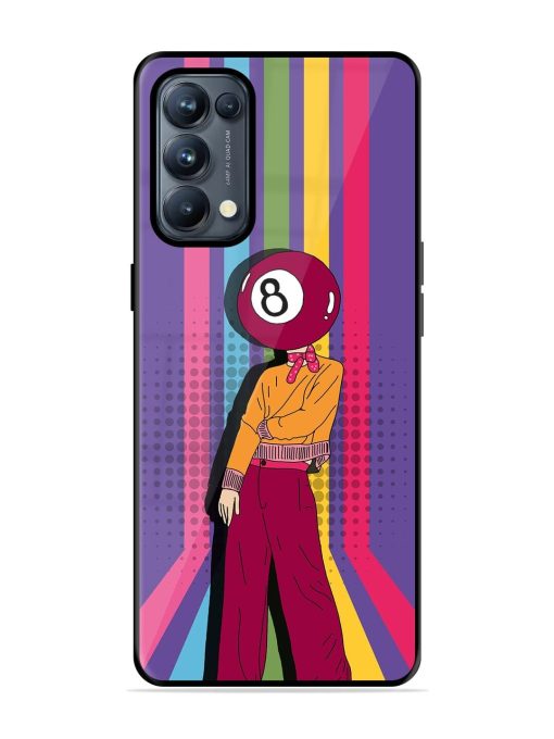 Eight Ball Fashionista Glossy Soft Edge Case for Oppo Reno 5 Pro (5G)