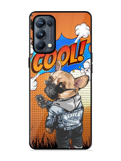 Cool Pup Glossy Soft Edge Case for Oppo Reno 5 Pro (5G) Chachhi