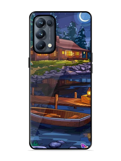 Moonlit Serenity Glossy Soft Edge Case for Oppo Reno 5 Pro (5G) Chachhi