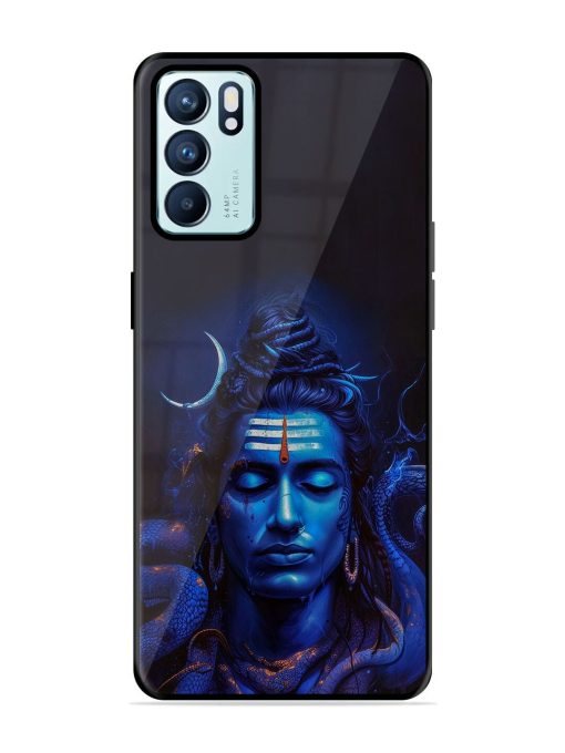 Mystic Mahadev Glossy Soft Edge Case for Oppo Reno 6 (5G) Chachhi