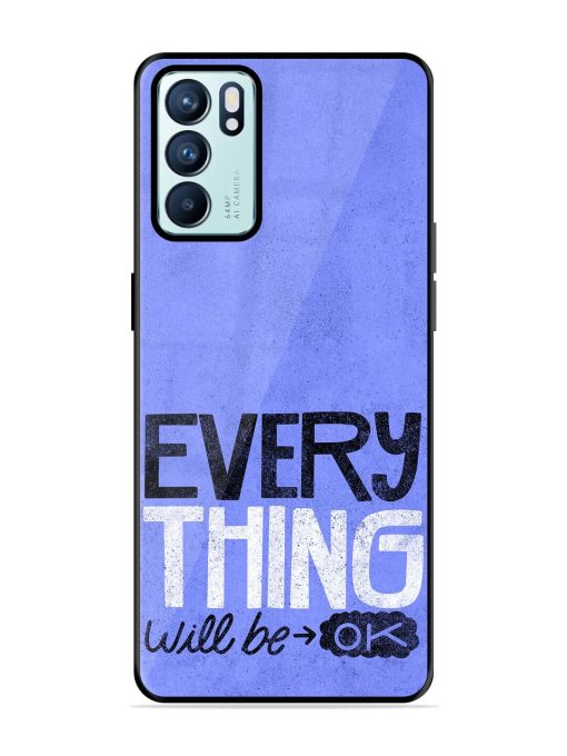 Hopeful Hues Glossy Soft Edge Case for Oppo Reno 6 (5G) Chachhi