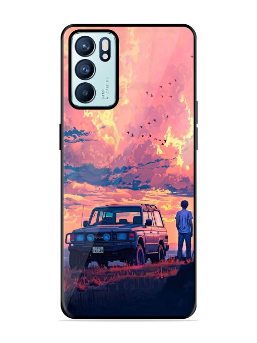 Solitude'S Horizon Glossy Soft Edge Case for Oppo Reno 6 (5G) Chachhi