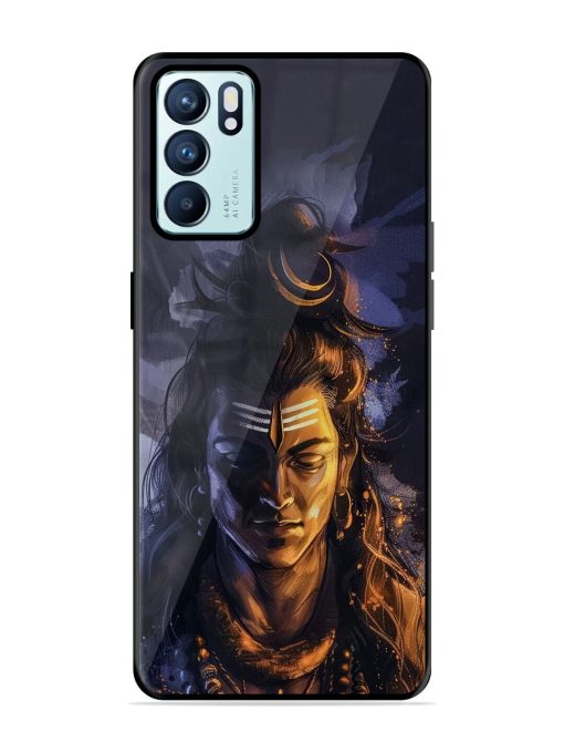 Lord Shiva Glossy Soft Edge Case for Oppo Reno 6 (5G) Chachhi