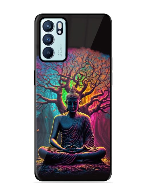 Enlightened Serenity Glossy Soft Edge Case for Oppo Reno 6 (5G) Chachhi