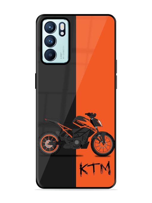 Orange Beast Glossy Soft Edge Case for Oppo Reno 6 (5G) Chachhi