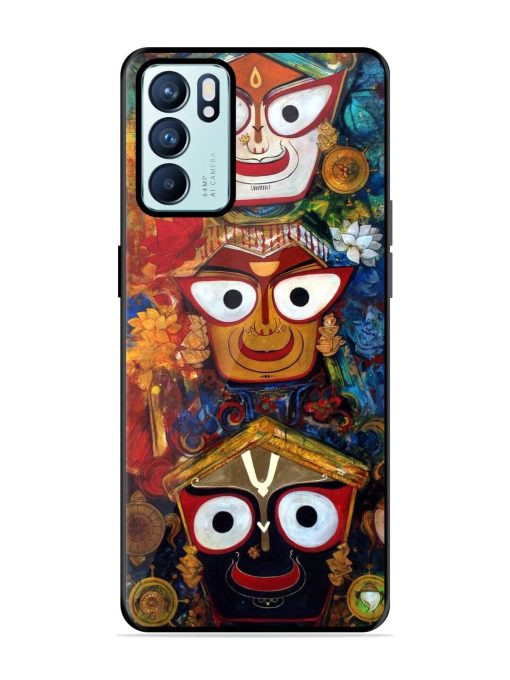 Lord Jagannath Glossy Soft Edge Case for Oppo Reno 6 (5G) Chachhi