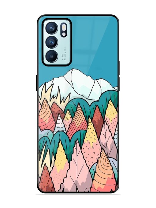 Mountain Dreamscape Glossy Soft Edge Case for Oppo Reno 6 (5G) Chachhi