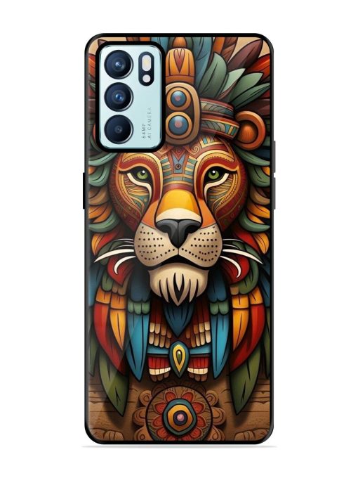 Aztec Majesty Glossy Soft Edge Case for Oppo Reno 6 (5G) Chachhi