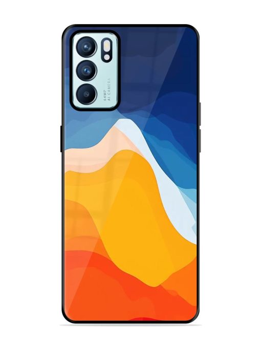 Liquid Landscape Glossy Soft Edge Case for Oppo Reno 6 (5G)