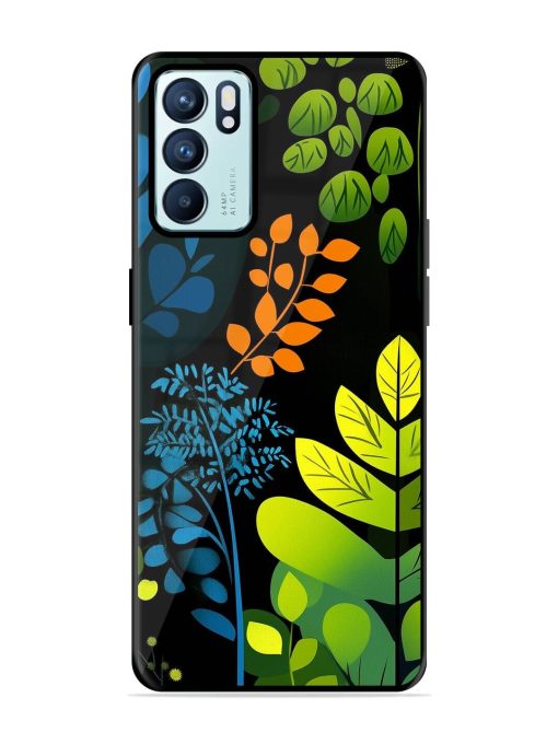 Midnight Garden Glossy Soft Edge Case for Oppo Reno 6 (5G) Chachhi