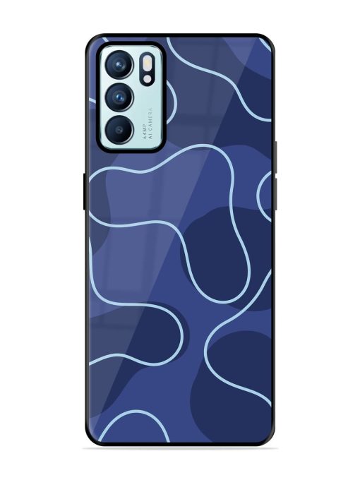 Midnight Maze Glossy Soft Edge Case for Oppo Reno 6 (5G) Chachhi