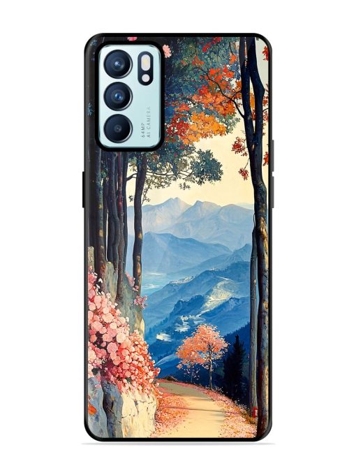 Mountainside Serenity Glossy Soft Edge Case for Oppo Reno 6 (5G) Chachhi