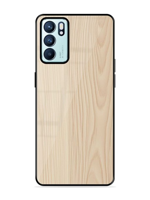 Textured Timber Glossy Soft Edge Case for Oppo Reno 6 (5G) Chachhi