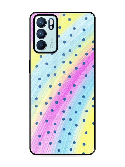 Polka Dot Paradise Glossy Soft Edge Case for Oppo Reno 6 (5G) Chachhi