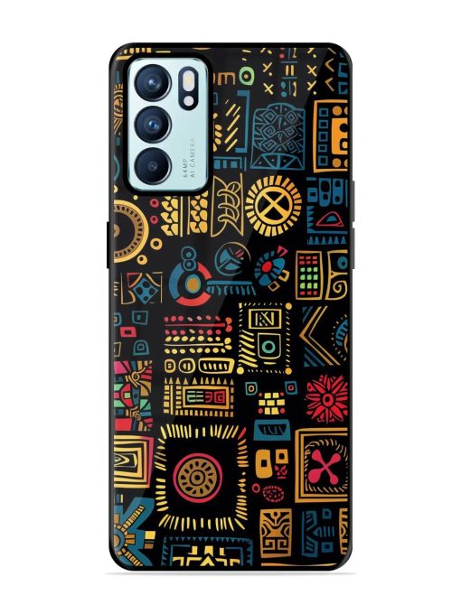 Tribal Tapestry Glossy Soft Edge Case for Oppo Reno 6 (5G) Chachhi