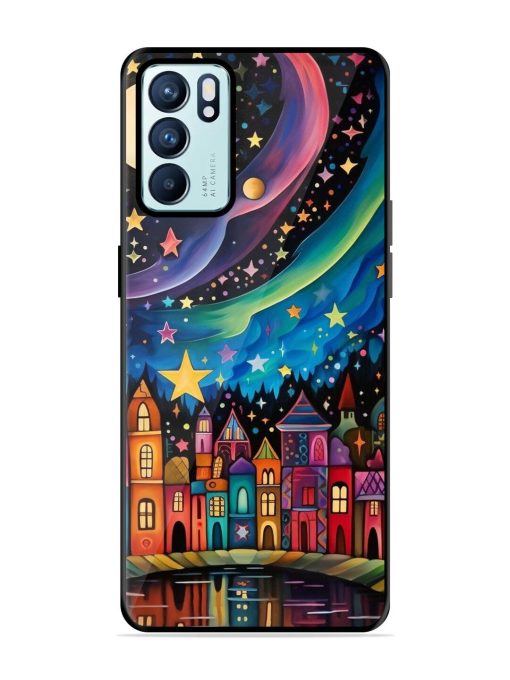 Starlit Village Glossy Soft Edge Case for Oppo Reno 6 (5G) Chachhi