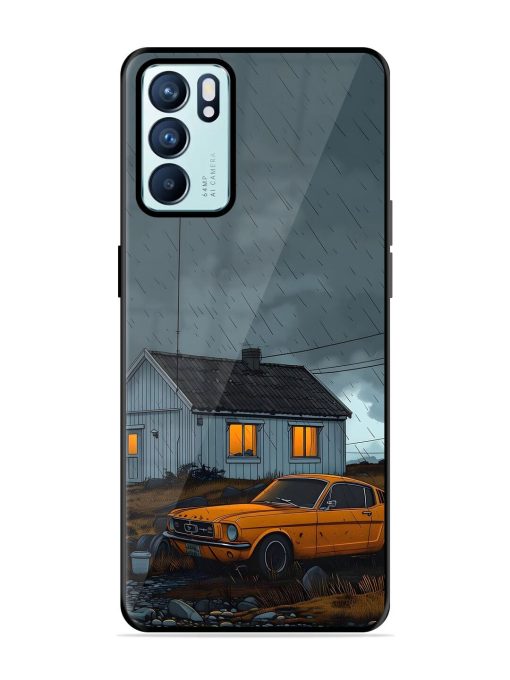 Rainy Day Retreat Glossy Soft Edge Case for Oppo Reno 6 (5G) Chachhi