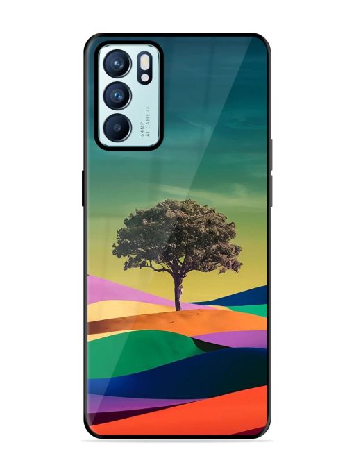 Rainbow'S Lone Sentinel Glossy Soft Edge Case for Oppo Reno 6 (5G) Chachhi